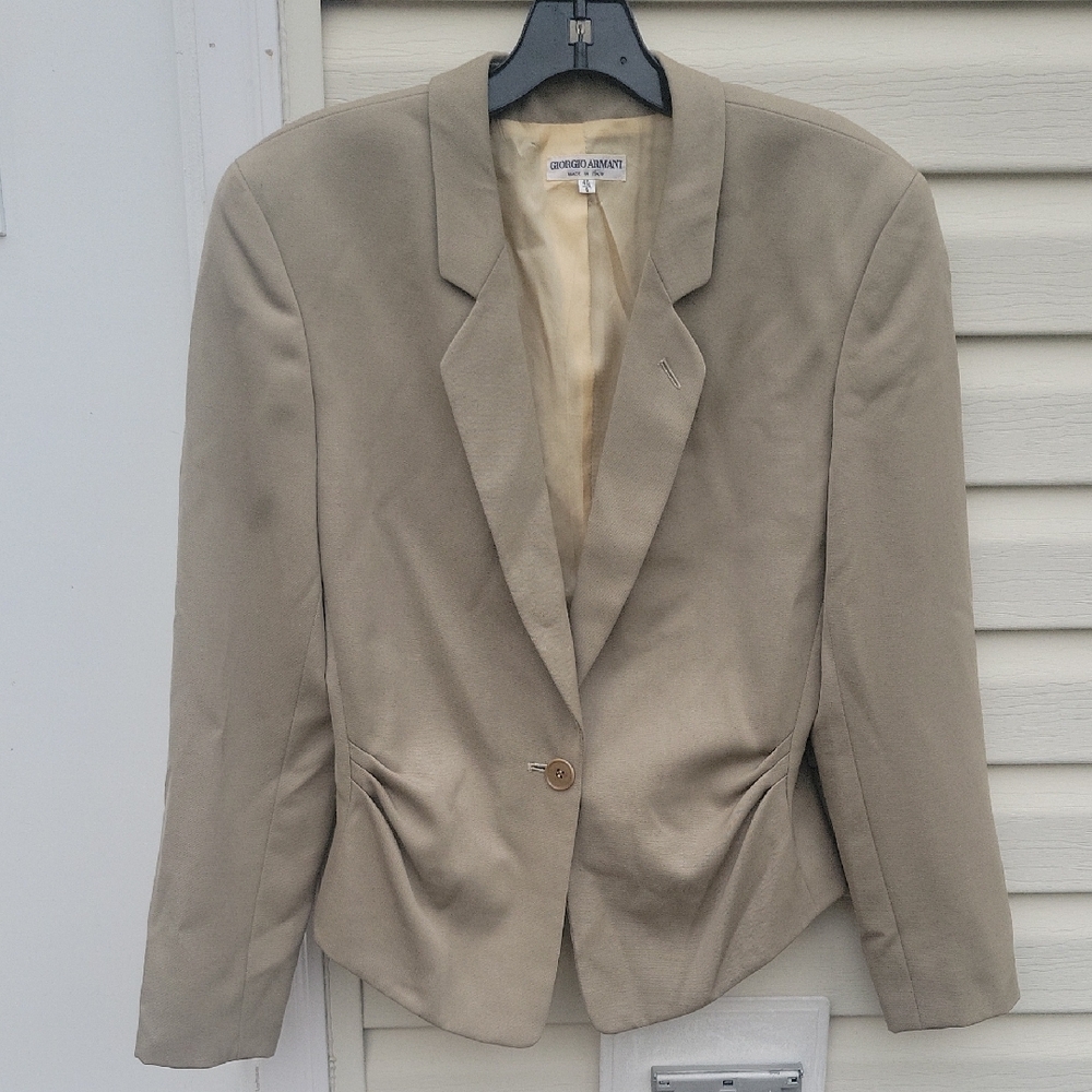 Vintage Giorgio Armani Women's One Button Blazer size 40 US 6 Italy